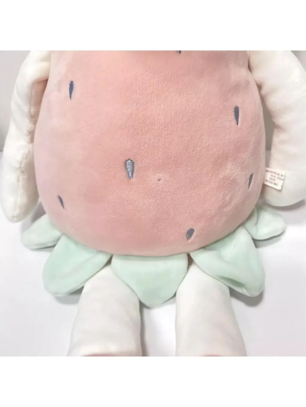 Pig Plush Toy Soft Teddy Bear Piggy with Flower Strawberry Stuffed Toy *As Is